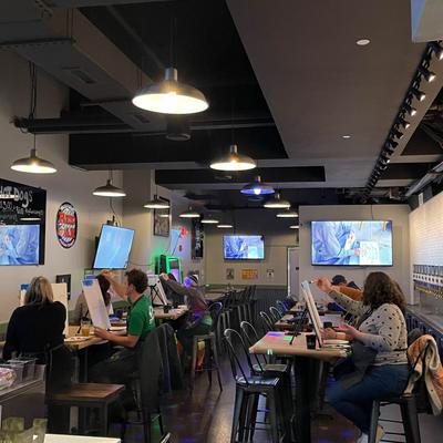 Interior, bar area